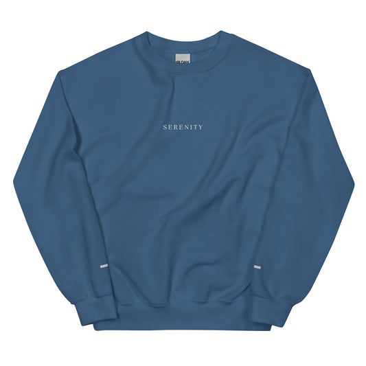 Embroidered Serenity Crewneck