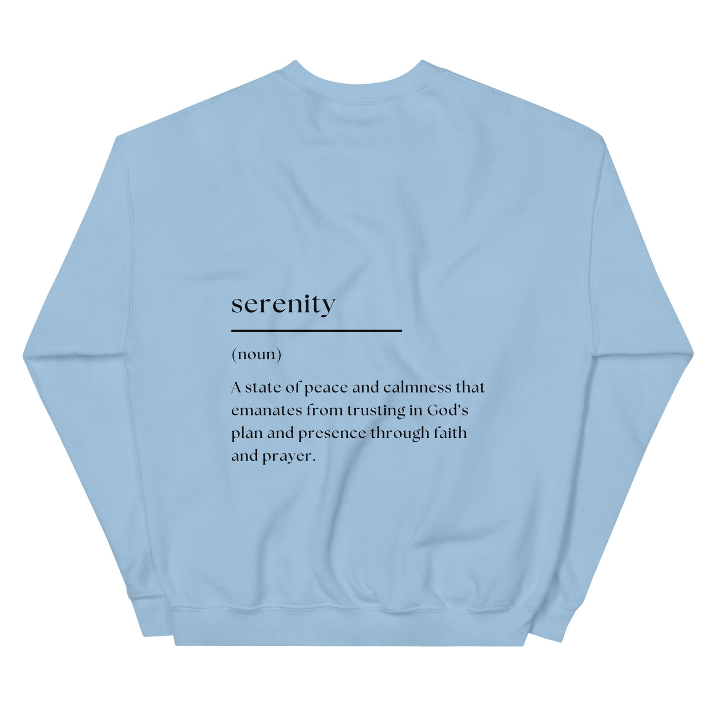 Biblical Serenity Definition Crewneck