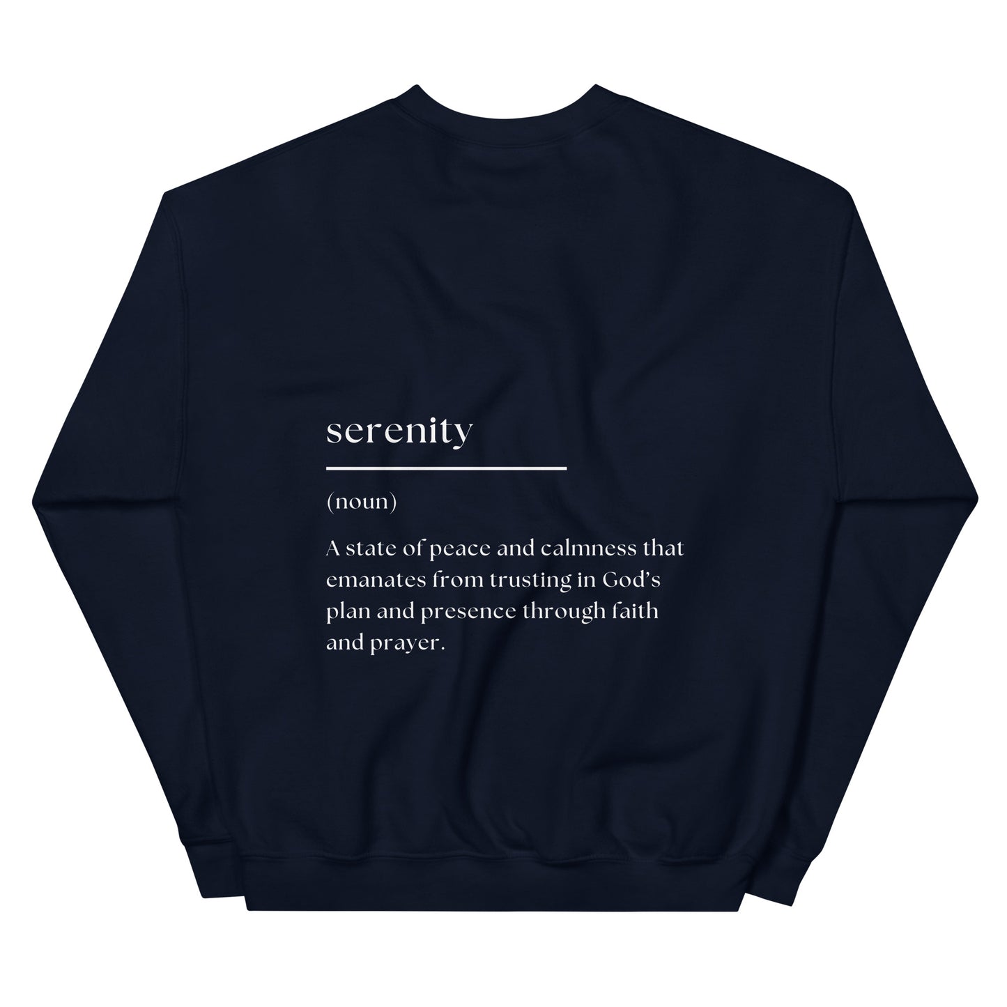 Biblical Serenity Definition Crewneck