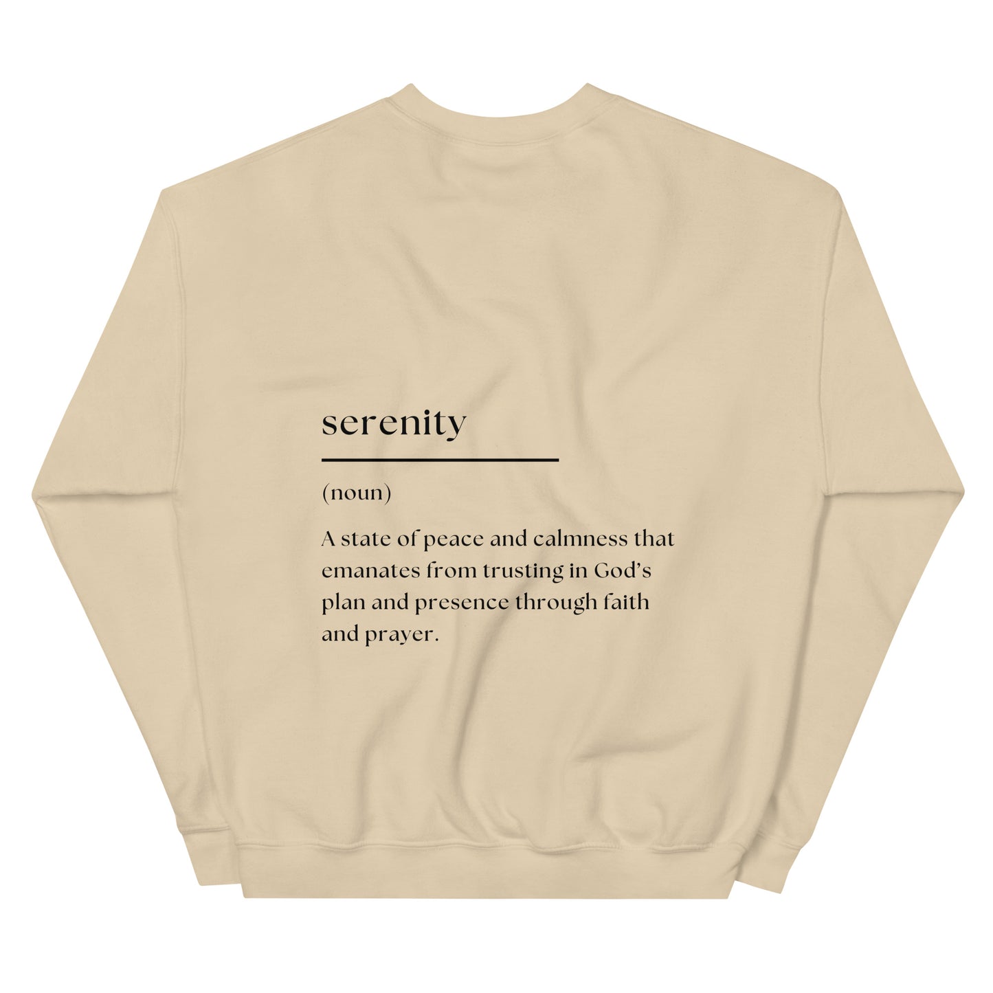 Biblical Serenity Definition Crewneck