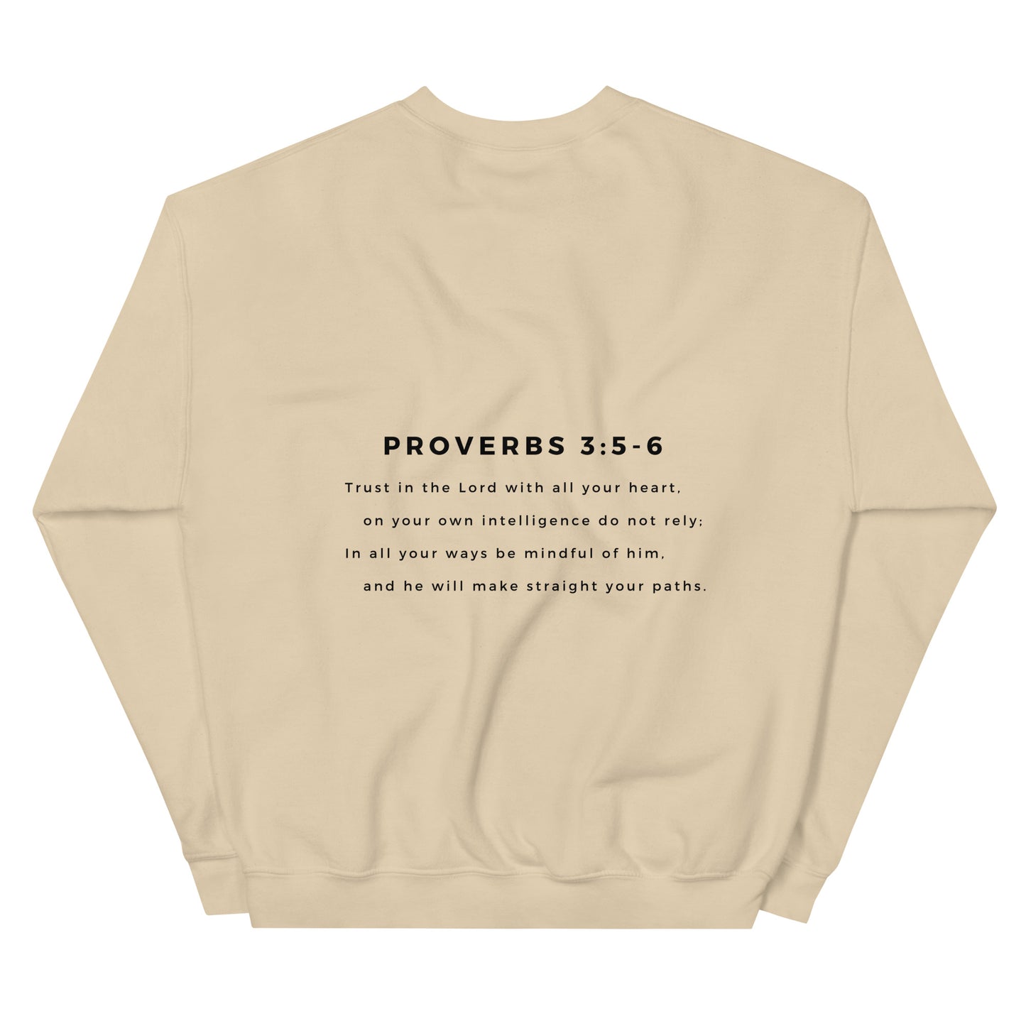 Serenity Proverbs 3:5-6 Crewneck