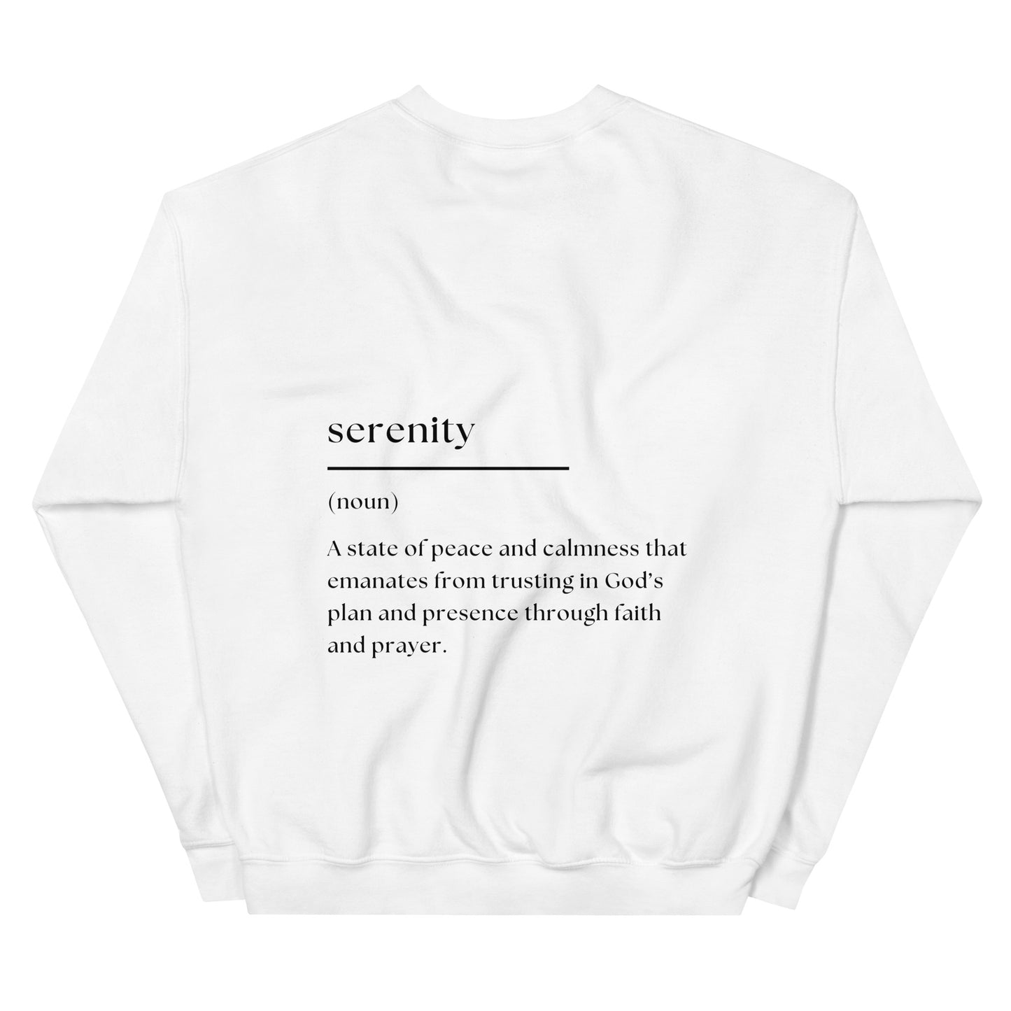 Biblical Serenity Definition Crewneck